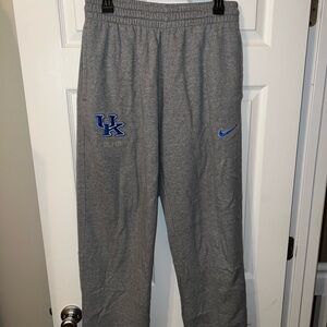 Nike Men’s Kentucky Gray and Blue Logo Sweatpants
